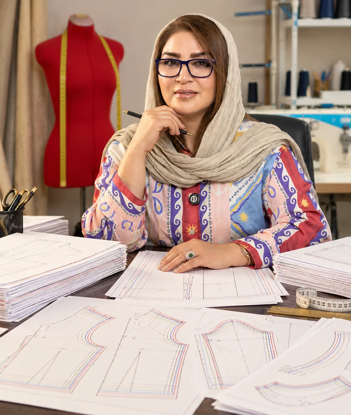الگوهای سایزبندی بالاتنه و آستین
